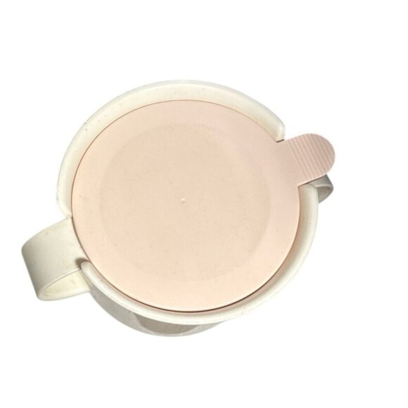 Tupperware Sugar Bowl With Pink Snap Lid 10oz #2310A-2 Vintage 1990's - Picture 2 of 7